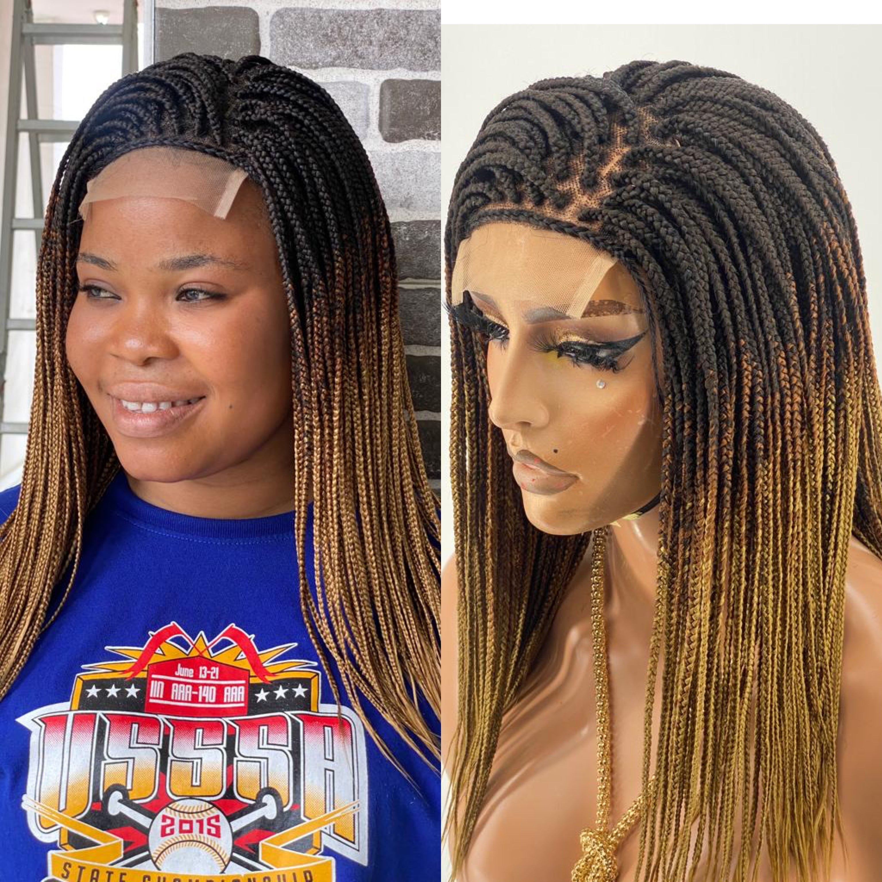 Box braid Wig