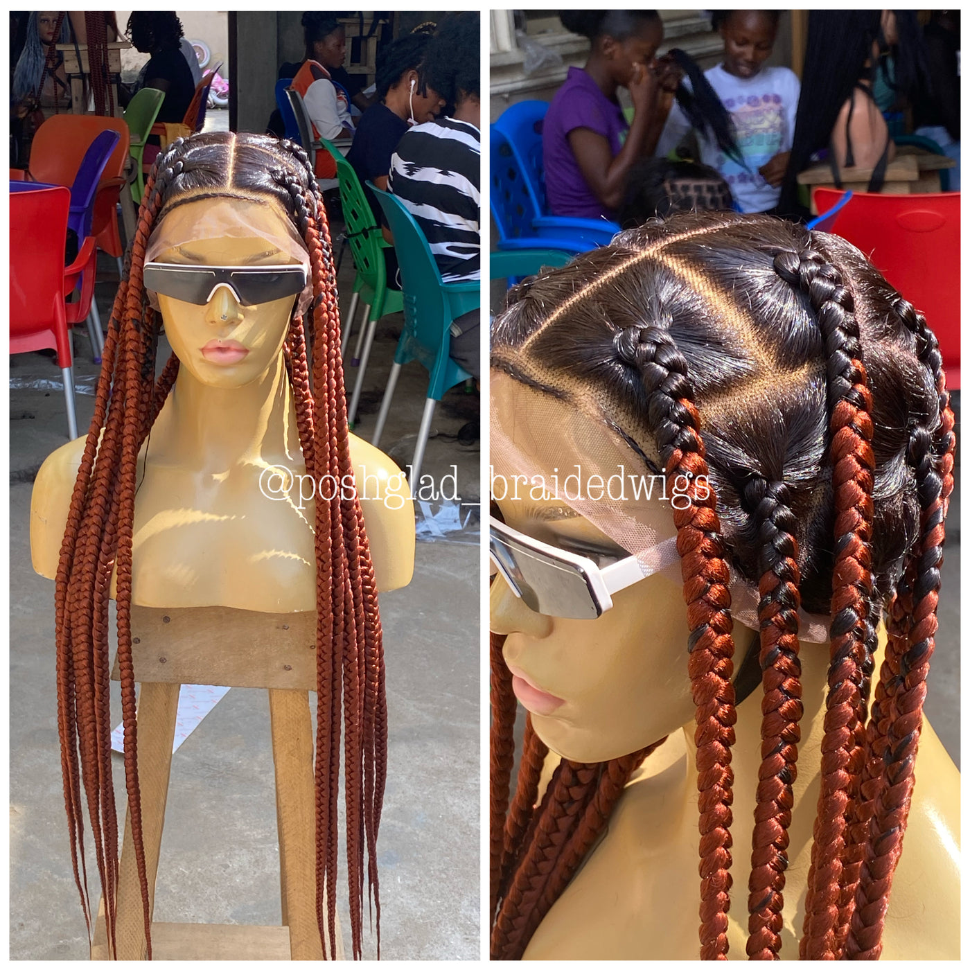 26+ Jumbo Knotless Braids With Color